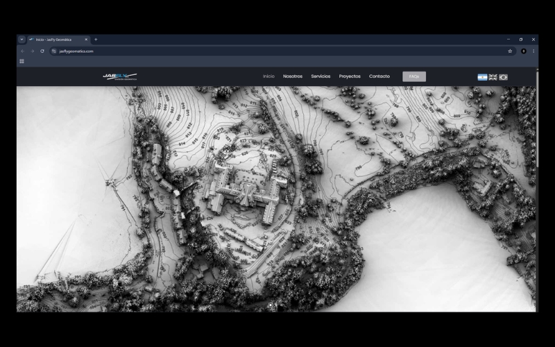 JasFly Geomática web corporativa drones